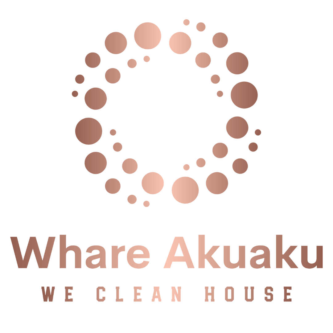 Whare Akuaku cleaning services Kapiti We Clean House logo